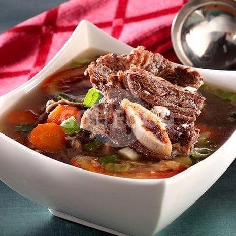 Paket Iga Bakar + Nasi + Aqua menu Sop Buntut Cut Meutia ( Asli ), Sebelah BANK MANDIRI
