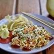 Mie Tiga Keju ( Pedas/Tidak Pedas) menu KEDAI TIGA, Rajekwesi