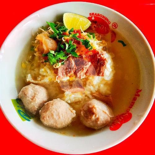 Pecel Nasi menu Mie Ayam Bakso Soto Solo Baru, Grogol