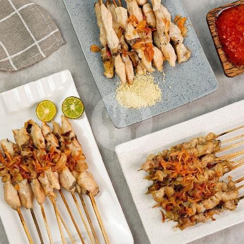 20 Tusuk Taichan Campur + Lontong (2porsi) menu Sate Taichan Njon, Cibubur