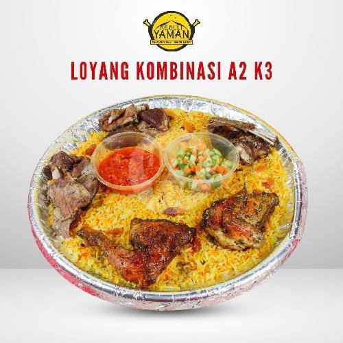 Kebuli Loyang Sedang Kombinasi (A4 K1) menu Kebuli Yaman, Pejuang - Kota Harapan Indah