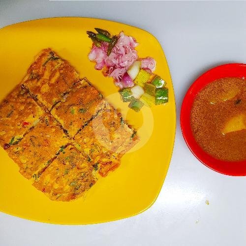 Roti Cane + Kari Kambing menu Martabak India Medan, Taman Duta Mas