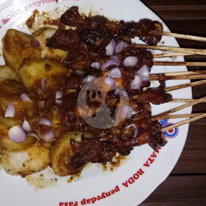 Sate KAMBING + Nasi menu Sate Ayam & Kambing Cak Emon