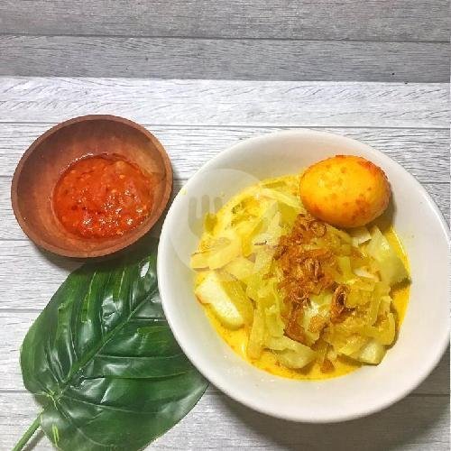Lontong Sayur + Telor Balado menu Nasi Uduk, Nasi Kuning Dan Lontong Sayur Berkah, Cimanggis