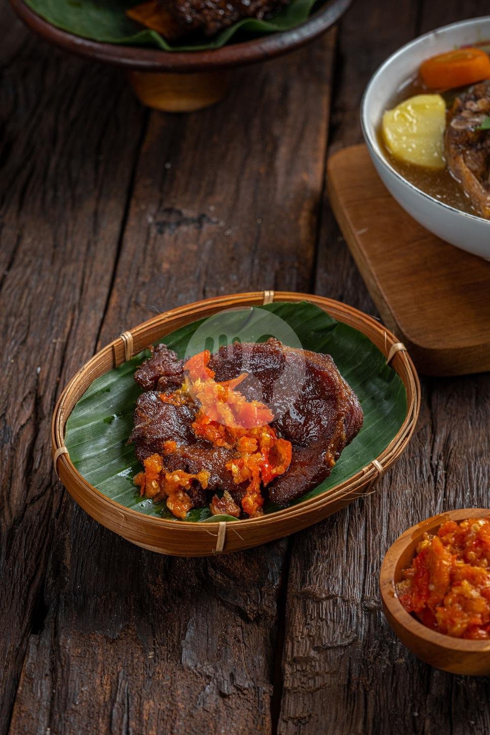 Empal Goreng menu Lombok Idjo - Karang Anyar - Ayam Goreng Spesial Lombok Ijo