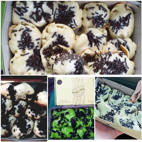 Original Topping Coklat Mesis rasa romantis menu Kue Cubit Manganca, Taman Citarum