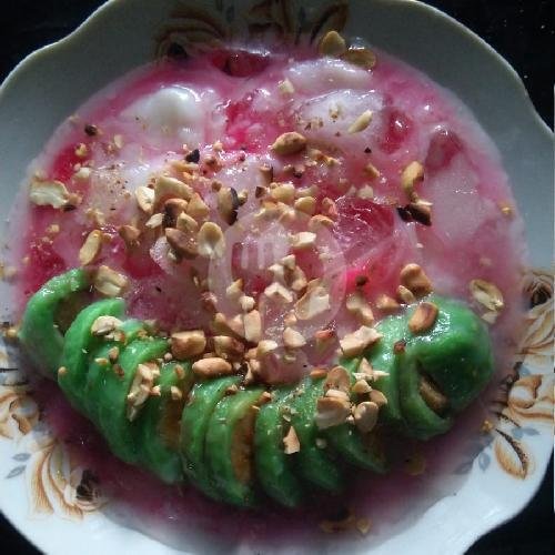 Pisang Ijo Spesial menu Coto Makassar Narasa, Nogosari Bantul