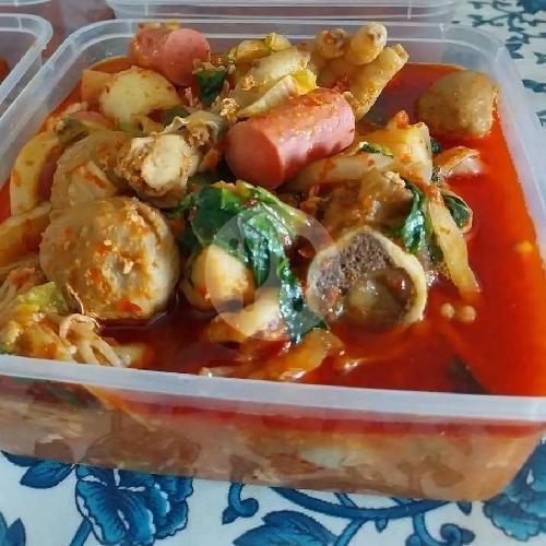 S.Sifood Comlplit menu Seblak Abim, Sukun
