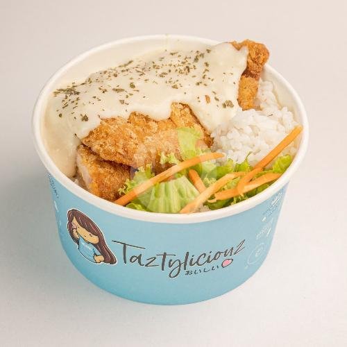 Chicken Cordon Bleu Ricebowl menu Taztyliciouz, Mekarwangi