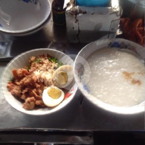 Bubur Ayam + Telor 3/4 Porsi menu Bubur Ayam Mang Iyan Setrasari Mall, Morning Glory
