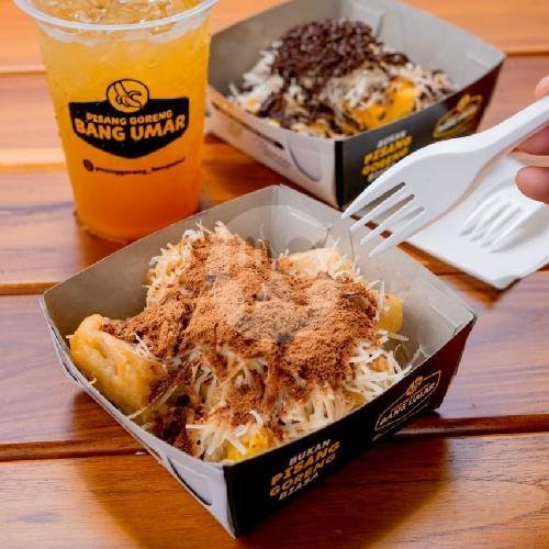 Pisang Goreng Greentea Keju menu Pisang Goreng Bang Umar, Banjarsari