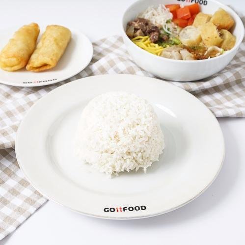 Nasi Putih menu Soto Mie CC, Tambra Raya