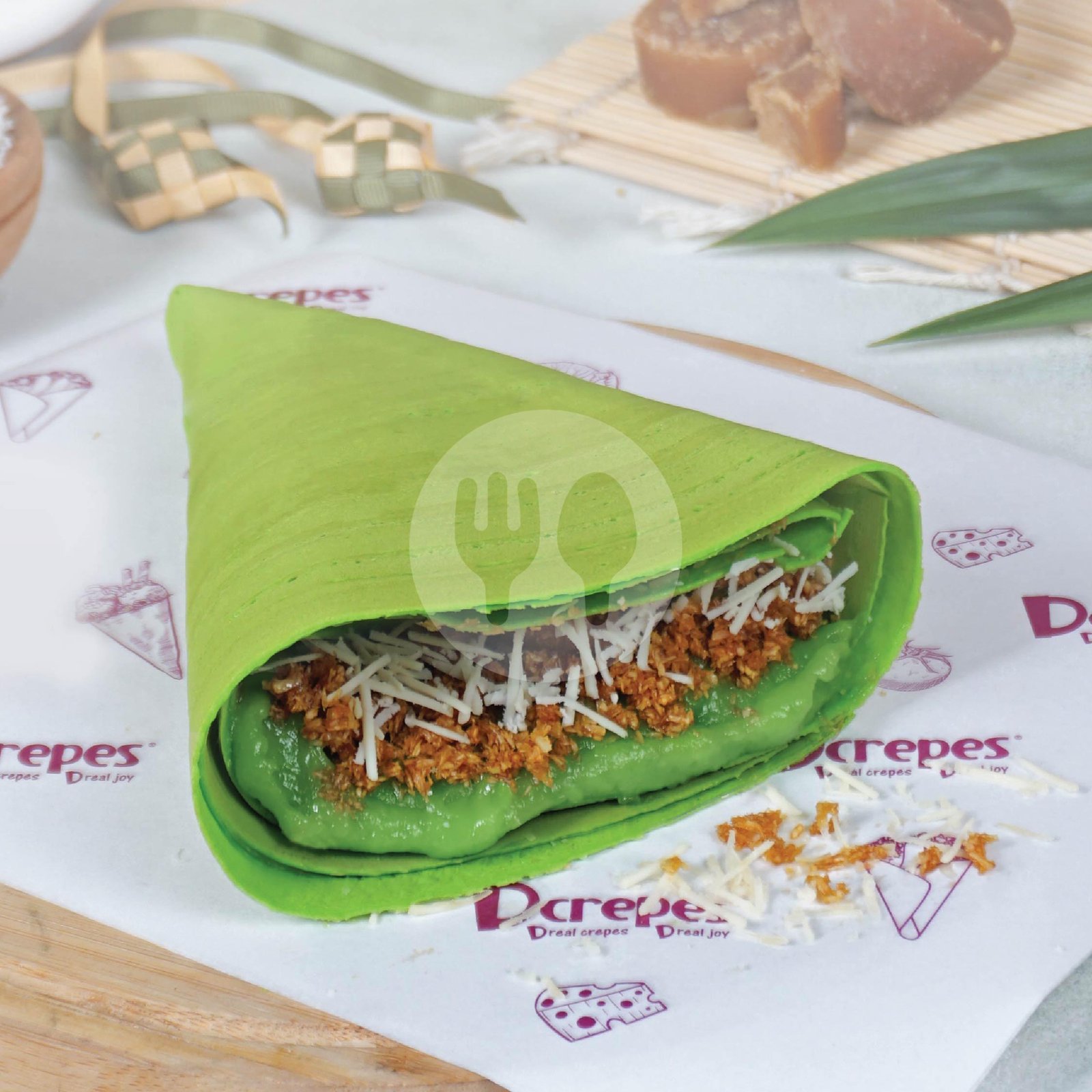 Choco Cheese with Coca Cola menu Dcrepes, BG Junction