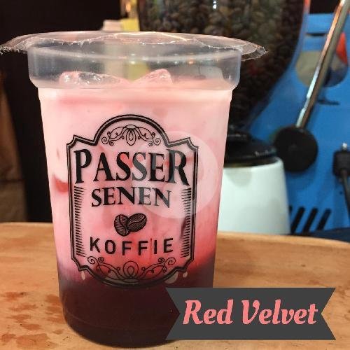 Iced Cappuccino menu Passer Senen Koffie, Kemayoran