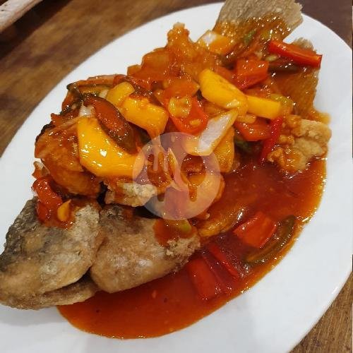 Gurami Kukus Mangga menu Warung Ikan Cak Yu, Sambikerep