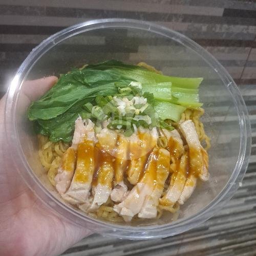 Mie Ayam Rebus Bakso menu Bakmi Ayam Jamur Sumpit Emas, Duren Sawit