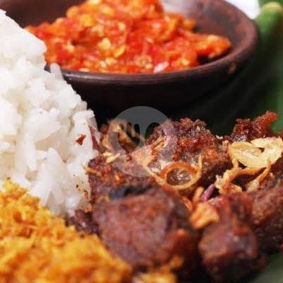Nasi Udang Goreng Penyet Komplit menu Penyetan Cak Topik, Ganting - Gedangan