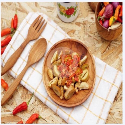 Cumi Asin Goreng menu Raja Sambal Devil, Salemba Johar Baru
