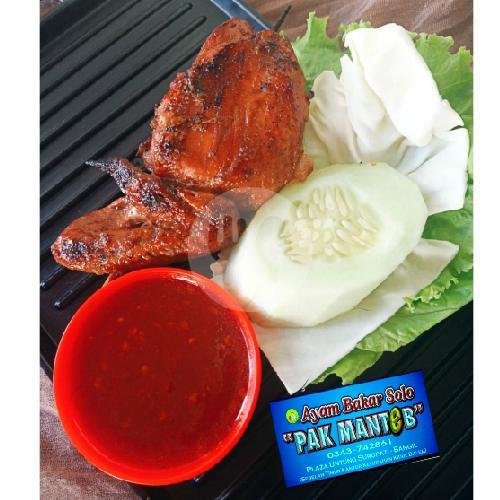 Kepala Ayam Bakar menu Ayam Bakar Solo Pak Manteb, Bangil