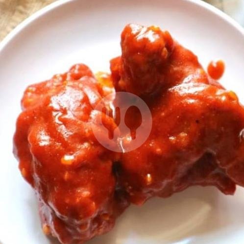 NASI + BREAST ( DADA ) ON FIRE menu CHICKEN ON FIRE - By JP JEBRES