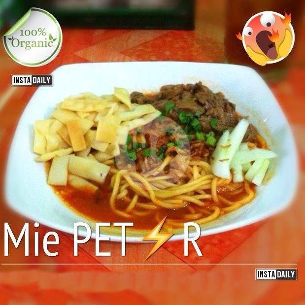 Level Sarjana (20 Cabe) menu Mie Petir, Baki