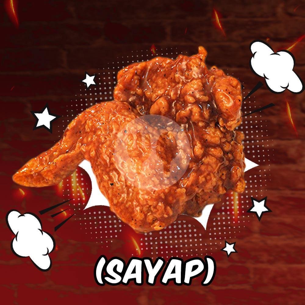 Dada Cebar menu Hisana Fried Chicken, Gunung Pangilun