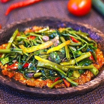 Cah Kangkung menu Cabe Rempah, Bendungan Hilir