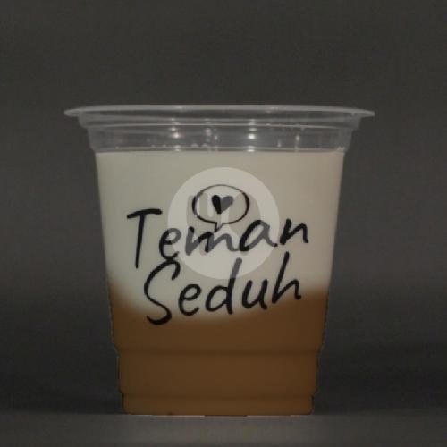 Es Kopi Susu Caramel menu Teman Seduh, Tawang
