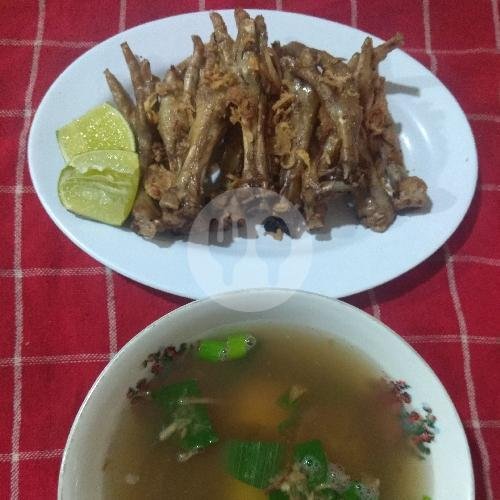 Nasi Putih menu Ayam Goreng & Sop Buntut Pak To, Gajahmungkur