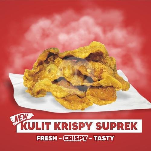 Kulit Krispy menu Ayam Geprek Mr. Suprek, Untag