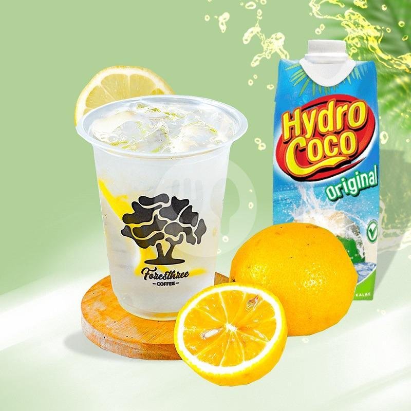 Americano Lemon menu Foresthree Coffee, Siteba