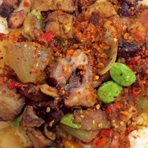 Nasi Mix Ca Pete Sambal Matah menu Sate Wibisana Sudirman Street Food