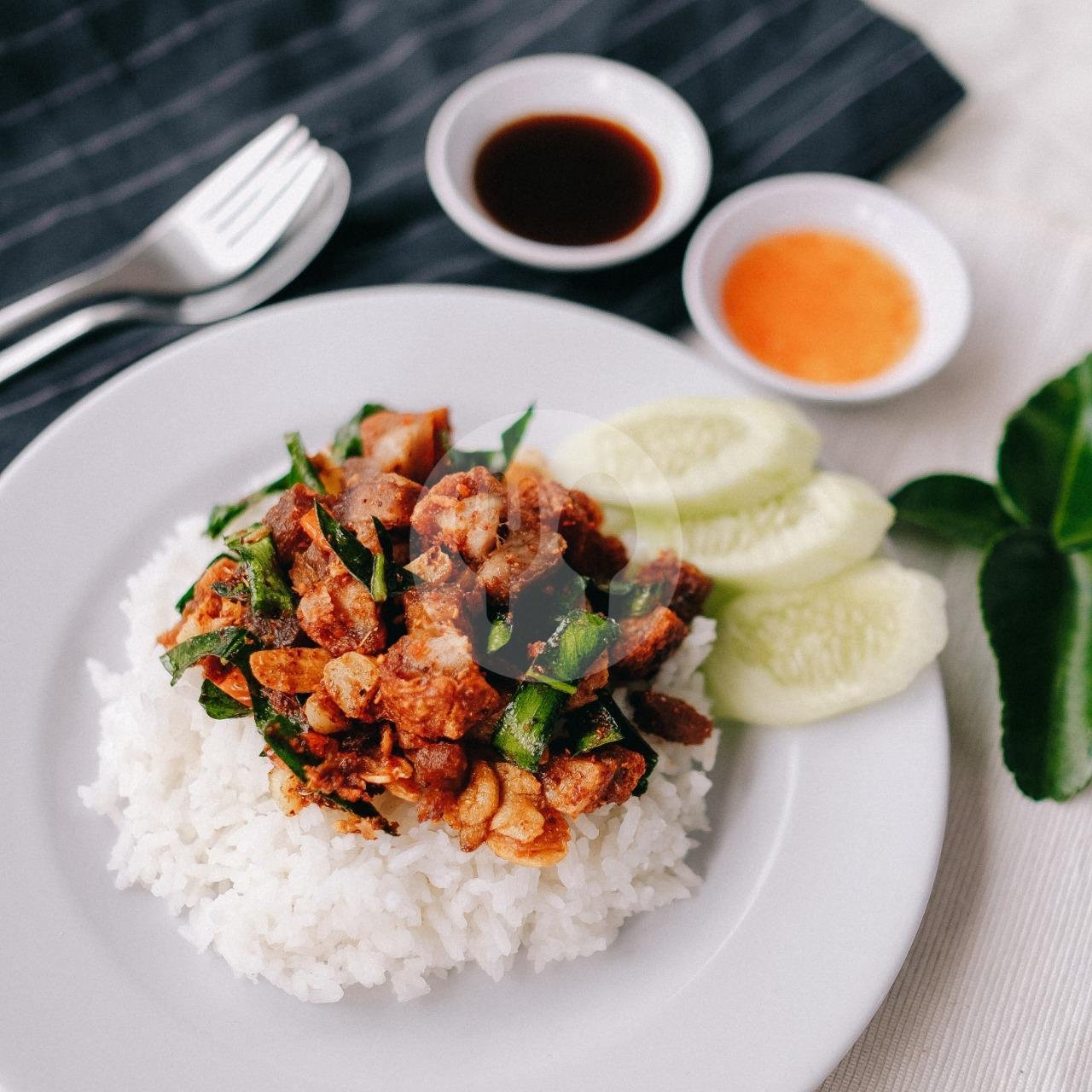 Nasi Samcan Salted Egg menu Samcan Goreng Epenk, Kelapa Gading