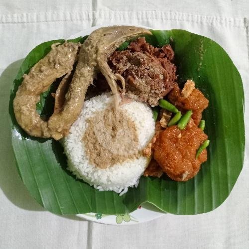 Nasi Gudeg Ati Ampela menu Gudeg Pawon