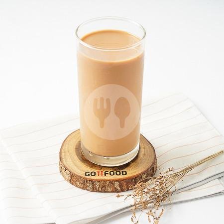 Es Teh Susu menu Sop Ayam Mas Koko, Sukun