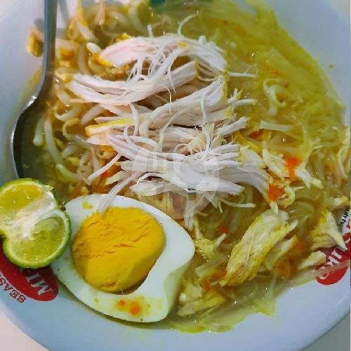 Soto + Nasi menu Ayam Azzena, Blok Ranca