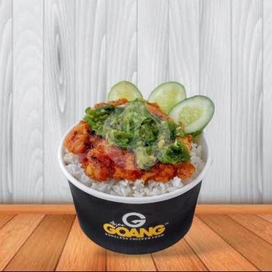 Ayam Geprek Sambal Goang (Pedas) menu Ayam Goang, M Ramdan