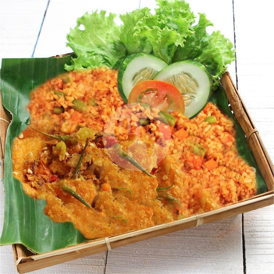 Ayam Geprek Saus Keju Original menu Geprek Boss, Pakuwon Mall Jogja