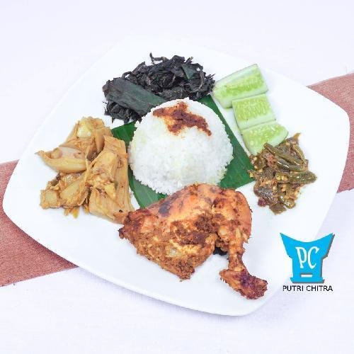 Nasi Ati Ampela Gulai menu Nasi Padang Putri Chitra 3, Gajah Mada