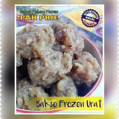 Bakso Frozen Urat NON MSG menu Bakso Malang Marem PAK PRIE, Pramuka
