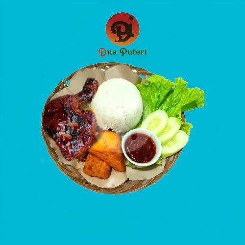 Mie Bakso Yamin menu Ayam Goreng Serundeng Dua Puteri, Kawalu