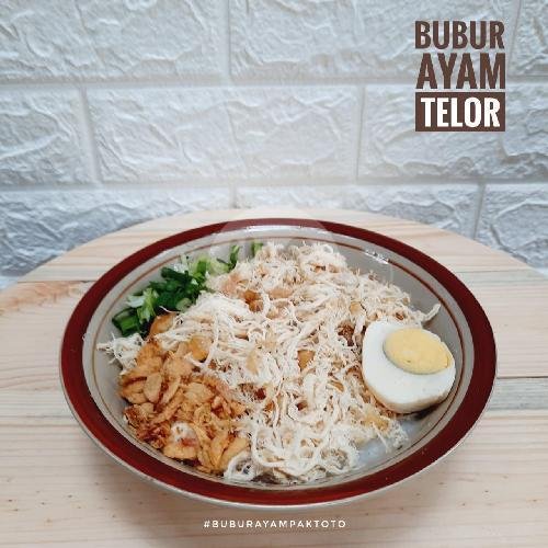 Bubur Ayam Biasa menu Bubur Ayam Pak Toto, Terusan Buah Batu