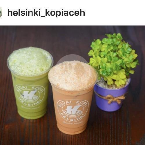 Es Kopi Susu Gula Aren menu Kedai Koffi Helsinki Kopi dan Mie Aceh, Cilacap Tengah