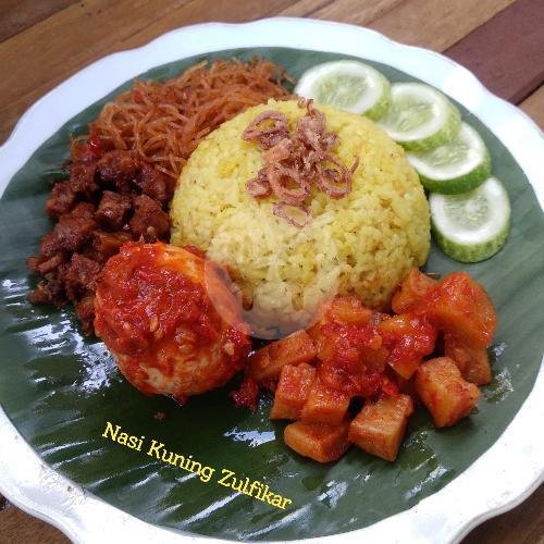 Nasi Kuning Telur Pindang menu Nasi Kuning Zulfikar, Tegal Selatan