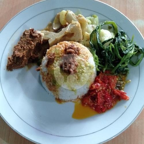Nasi Ayam Bakar Free Es Teh Manis/panas menu Nasi Padang Lamun Ombak, Cikutra Barat