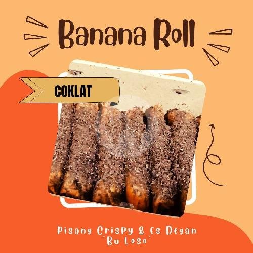 Pisang Crispy Coklat Keju menu Pisang Crispy dan Es Degan Bu Loso, Wr Supratman
