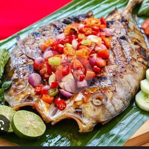 Ikan Bakar: Kuwe, Baronang, Bawal, Krapu, Gurame menu Cellos Seafood Dan Kuring, Kemayoran