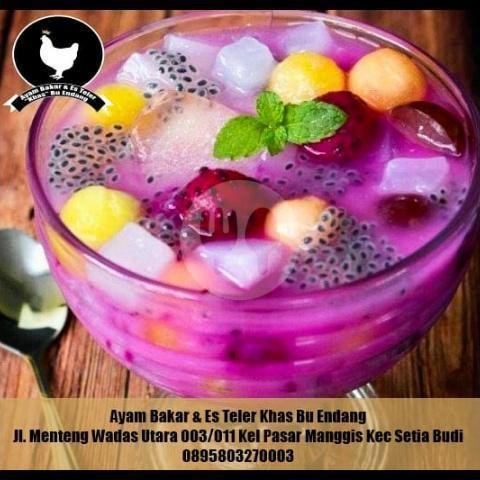 Sop Buah menu Ayam Bakar & Es Teler Khas Bu Endang (Pasar Rumput), Menteng Wadas Utara