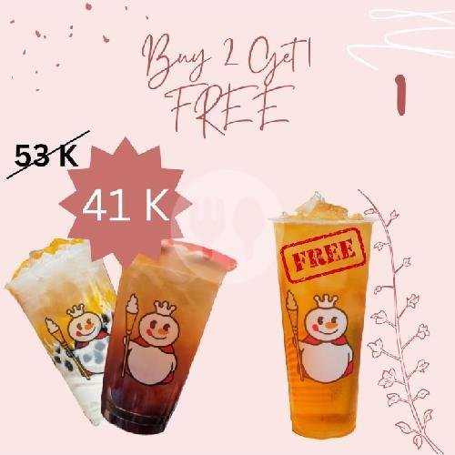 Buy 2 Get 1 Free: Oreo Sundae + Hawaian Fruit Tea Free Original Tea menu Mixue Pringlangu Pekalongan, Pekalongan Barat