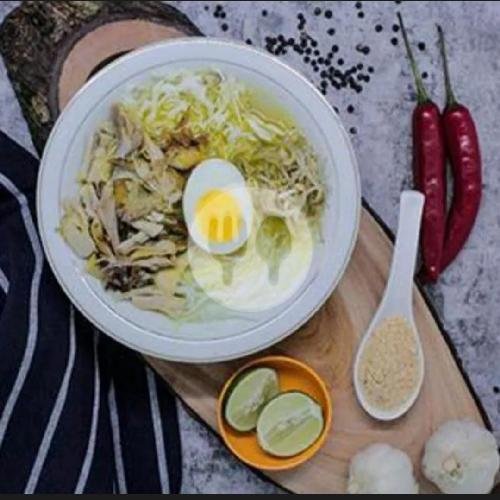 Soto Daging Kuah Bening menu Bubur Ayam Beras Organik Pak Gentong, Andara